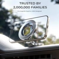 LISEN car dashboard holder with 360° rotating MagSafe phone holder - Image 3