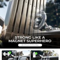 LISEN car dashboard holder with 360° rotating MagSafe phone holder - Image 6
