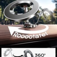 LISEN car dashboard holder with 360° rotating MagSafe phone holder - Image 7