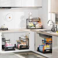 Pack of 2 removable organizers for storage under the sink - Image 7