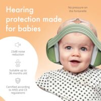 Alpine Muffy Baby Headphones with Hearing Protection and Noise Reduction (Green, up to 3 years old) - Image 3