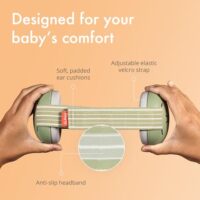 Alpine Muffy Baby Headphones with Hearing Protection and Noise Reduction (Green, up to 3 years old) - Image 4
