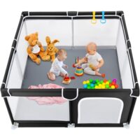 TODALE A large play coop for babies and toddlers with an activity center and breathable net - Image 2