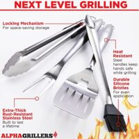 Alpha Grillers A set of durable and professional grill accessories for outdoor cooking - Image 3