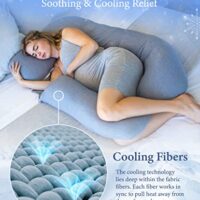 U-shaped Pharmedoc pregnancy pillow for maximum comfort and restful sleep - Image 3