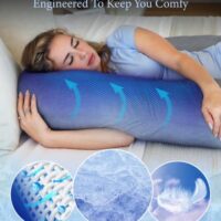 U-shaped Pharmedoc pregnancy pillow for maximum comfort and restful sleep - Image 6
