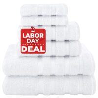 American Soft Linen set of 3 towels Premium quality cotton towels for maximum softness - Image 2