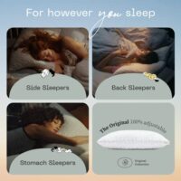 Coop Home Goods memory foam queen pillow for sleeping on your side or stomach - Image 4