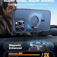 מגן TORRAS לאייפון 16 Pro Max – עמידות ברמה צבאית מפני פגיעות ושריטות - Image 4