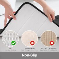 Bath mat with memory foam for maximum comfort - Image 4